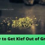 how to get kief out of grinder