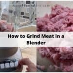 how to grind meat in a blender