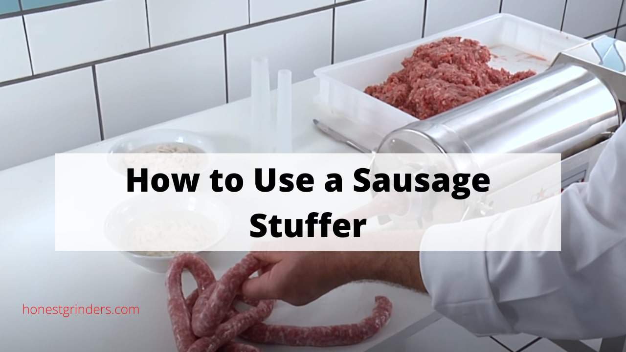 how to use a sausage stuffer