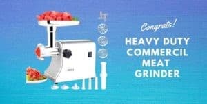 Heavy Duty Commercial Meat Grinder Review In 2022