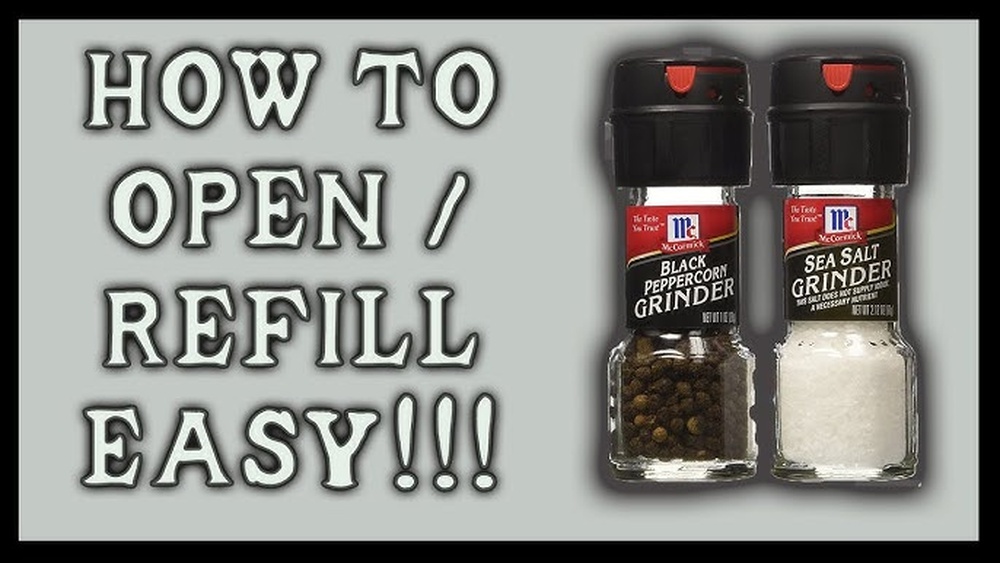 How to Open Mccormick Pepper Grinder?